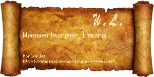 Wasserburger Laura névjegykártya